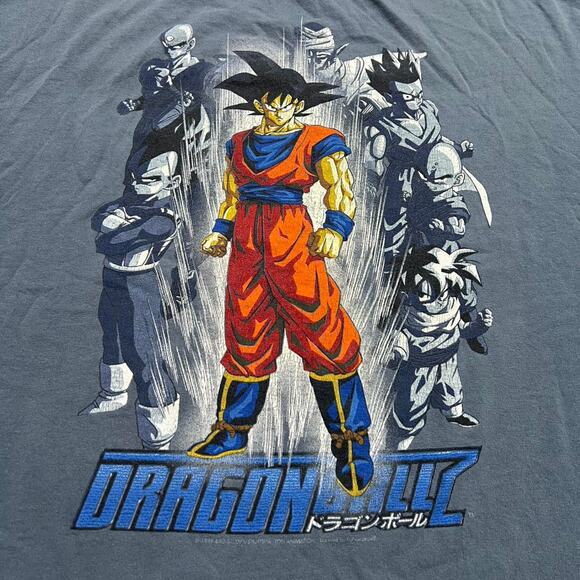 Vintage Rare 1998 Dragon Ball Z Men T-shirt Goku size XL  Y2K / casual - Picture 2 of 8